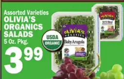 C Town OLIVIA'S ORGANICS SALADS offer