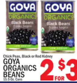 C Town GOYA ORGANICS BEANS offer