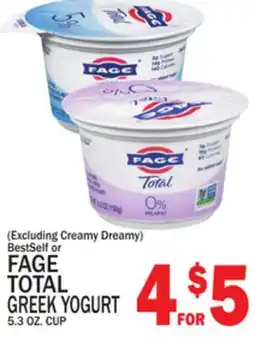 C Town FAGE TOTAL GREEK YOGURT offer