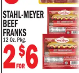 C Town STAHL-MEYER BEEF FRANKS offer