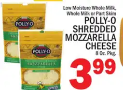C Town POLLY-O SHREDDED MOZZARELLA CHEESE offer