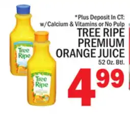 C Town TREE RIPE PREMIUM ORANGE JUICE offer