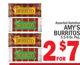 C Town AMY'S BURRITOS offer