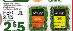 C Town FRESH ATTITUDE SALADS offer