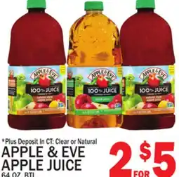 C Town APPLE & EVE APPLE JUICE offer
