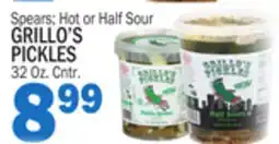 Bravo Supermarkets GRILLO'S PICKLES offer