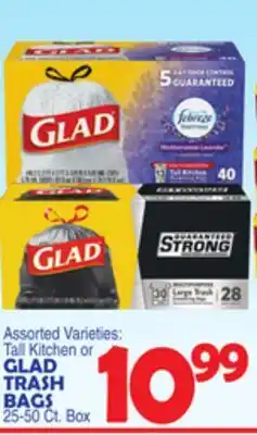 Bravo Supermarkets GLAD TRASH BAGS offer