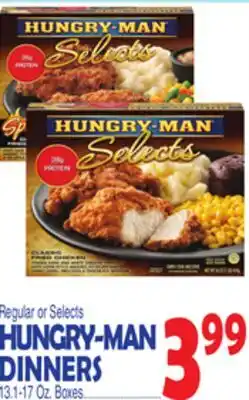 Bravo Supermarkets HUNGRY-MAN DINNERS offer