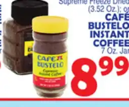 Bravo Supermarkets CAFÉ BUSTELO INSTANT COFFEE offer