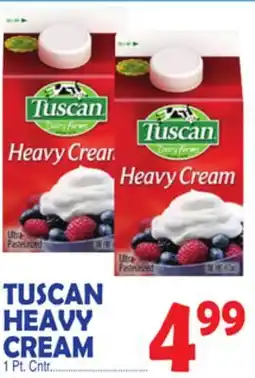 Bravo Supermarkets TUSCAN HEAVY CREAM offer