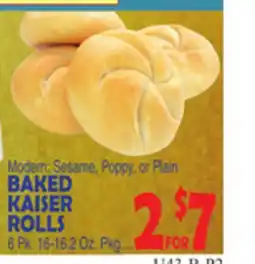 Bravo Supermarkets BAKED KAISER ROLLS offer