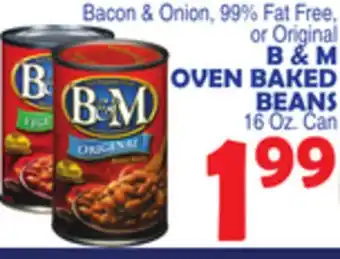 Bravo Supermarkets B&M OVEN BAKED BEANS offer