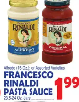 Bravo Supermarkets FRANCESCO RINALDI PASTA SAUCE offer