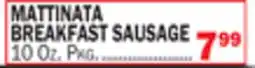 Bravo Supermarkets MATTINATA BREAKFAST SAUSAGE offer