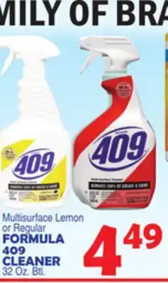 Bravo Supermarkets FORMULA 409 CLEANER offer