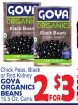 Bravo Supermarkets GOYA ORGANICS BEANS offer