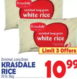 Bravo Supermarkets KRASDALE RICE offer