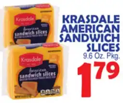 Bravo Supermarkets KRASDALE AMERICAN SANDWICH SLICES offer