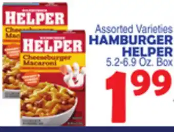 Bravo Supermarkets HAMBURGER HELPER offer