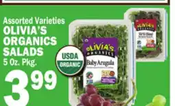 Bravo Supermarkets OLIVIA'S ORGANICS SALADS offer