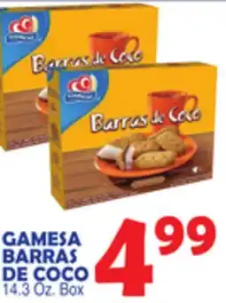Bravo Supermarkets GAMESA BARRAS DE COCO offer