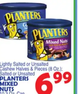 Bravo Supermarkets PLANTERS MIXED NUTS 10.3 Oz. Can offer