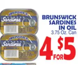 Bravo Supermarkets BRUNSWICK SARDINES IN OIL offer