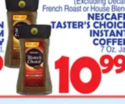 Bravo Supermarkets NESCAFE TASTER'S CHOICE INSTANT COFFEE offer