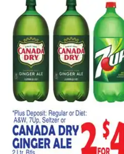 Bravo Supermarkets CANADA DRY GINGER ALE offer