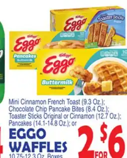 Bravo Supermarkets EGGO WAFFLES 10.75-12.3 Oz. Boxes offer