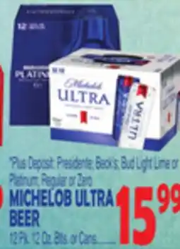 Bravo Supermarkets MICHELOB ULTRA BEER offer