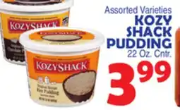 Bravo Supermarkets KOZY SHACK PUDDING offer