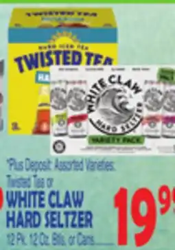 Bravo Supermarkets WHITE CLAW HARD SELTZER offer