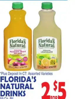 Bravo Supermarkets FLORIDA'S NATURAL DRINKS offer