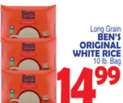 Bravo Supermarkets BEN'S ORIGINAL WHITE RICE offer