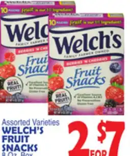 Bravo Supermarkets WELCH'S FRUIT SNACKS offer