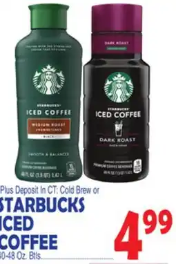 Bravo Supermarkets STARBUCKS ICED COFFEE offer