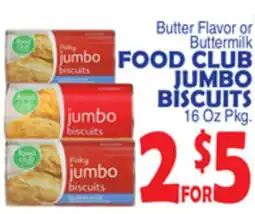 Bravo Supermarkets FOOD CLUB JUMBO BISCUITS offer