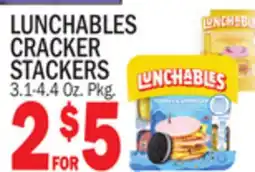 Bravo Supermarkets LUNCHABLES CRACKER STACKERS offer
