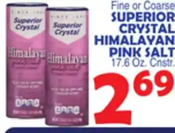 Bravo Supermarkets SUPERIOR CRYSTAL HIMALAYAN PINK SALT offer