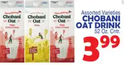 Bravo Supermarkets CHOBANI OAT DRINK offer
