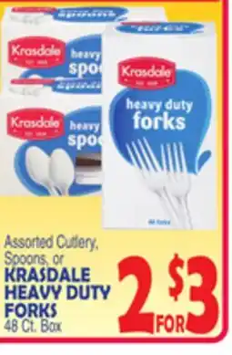 Bravo Supermarkets KRASDALE HEAVY DUTY FORKS offer
