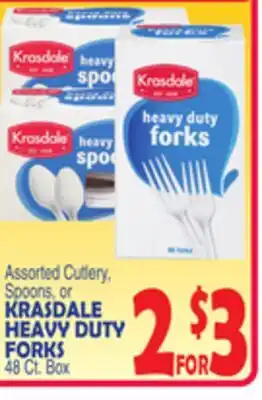 Bravo Supermarkets KRASDALE HEAVY DUTY FORKS offer