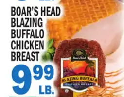 Bravo Supermarkets BOAR'S HEAD BLAZING BUFFALO CHICKEN BREAST offer
