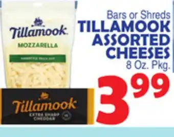 Bravo Supermarkets TILLAMOOK ASSORTED CHEESES offer