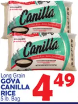 Bravo Supermarkets GOYA CANILLA RICE offer