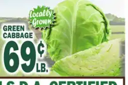 Bravo Supermarkets GREEN CABBAGE offer