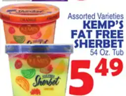 Bravo Supermarkets KEMP'S FAT FREE SHERBET offer
