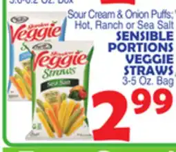 Bravo Supermarkets SENSIBLE PORTIONS VEGGIE STRAWS offer