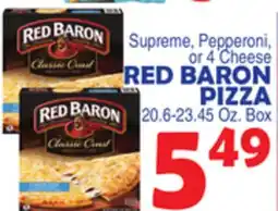 Bravo Supermarkets RED BARON PIZZA offer